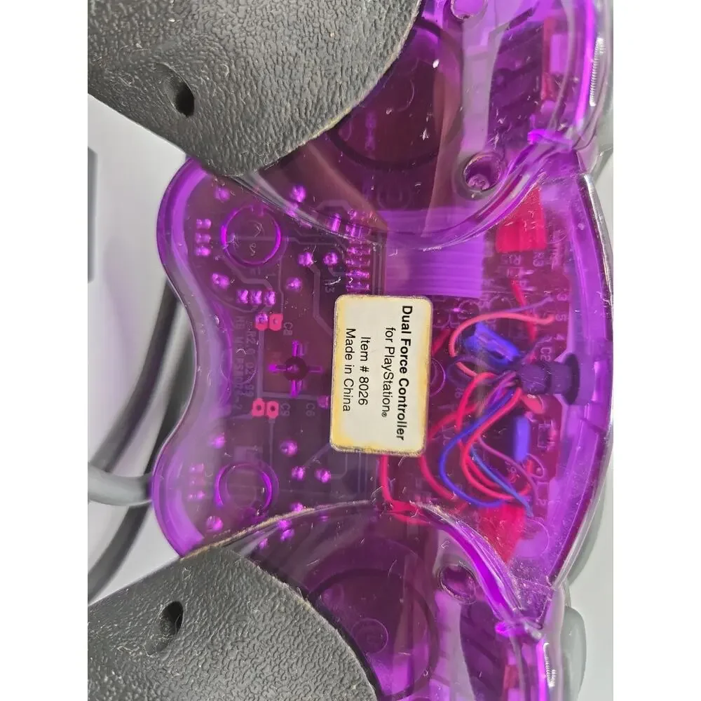 Mad Catz Dual Force Controller Wired 8026 Purple PlayStation 1 or 2